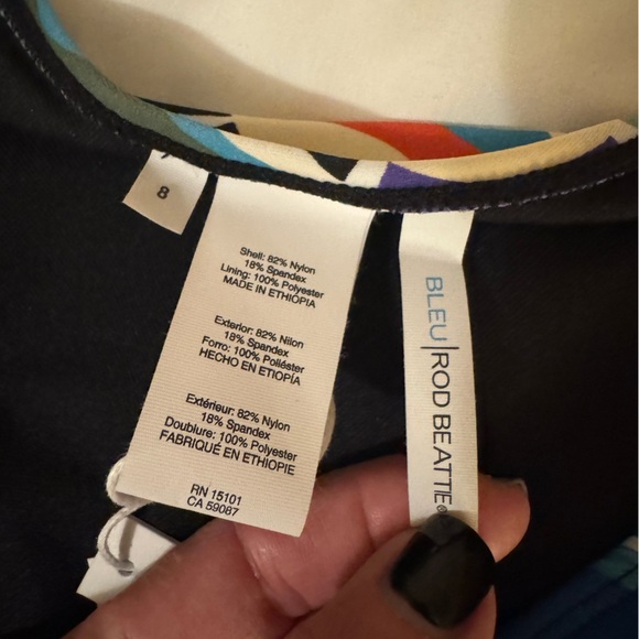 Colorful & FUN Patterned Bikini by BLUE ROD BEATTIE really FLATTERING- zoom in👀 - Picture 7 of 14